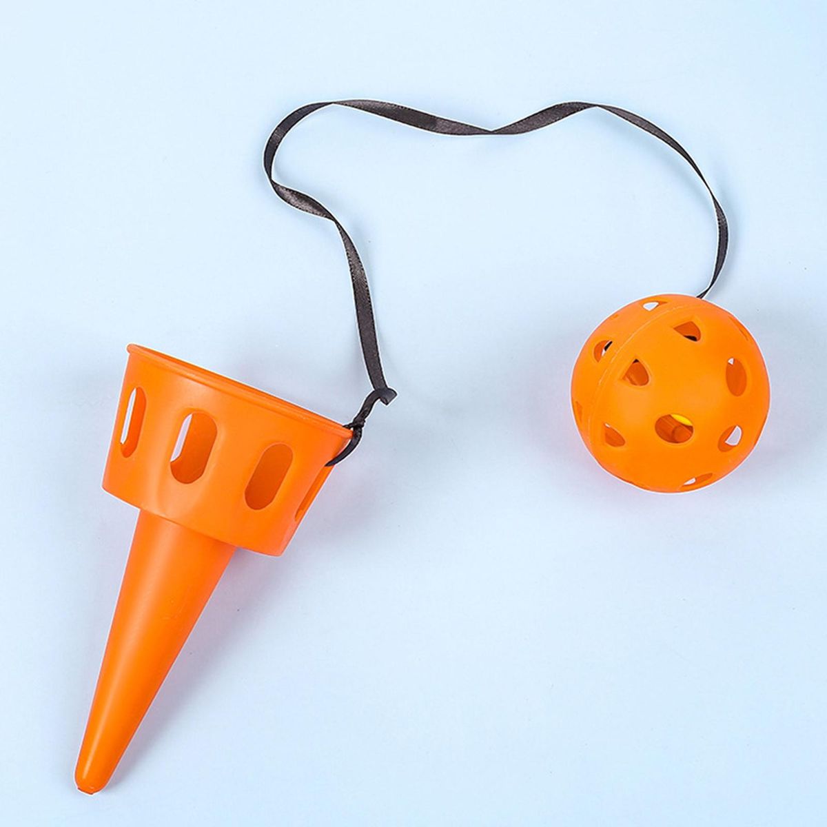 Catch Ball Toy Children Sense Throw Ball Toy Orange