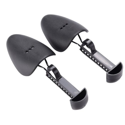 1 Pair Adjustable Men Women's Plastic Shoe Stretcher Durable Black Shoes Holder For Boots Shoe Expander Extender Support Keeper