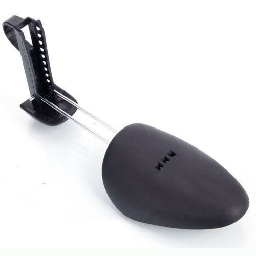 1 Pair Adjustable Men Women's Plastic Shoe Stretcher Durable Black Shoes Holder For Boots Shoe Expander Extender Support Keeper