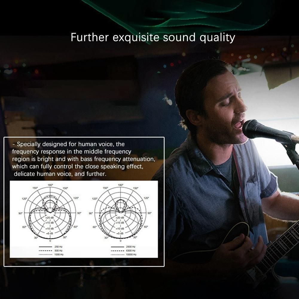 Professional Condenser Microphone Wired Handheld Music