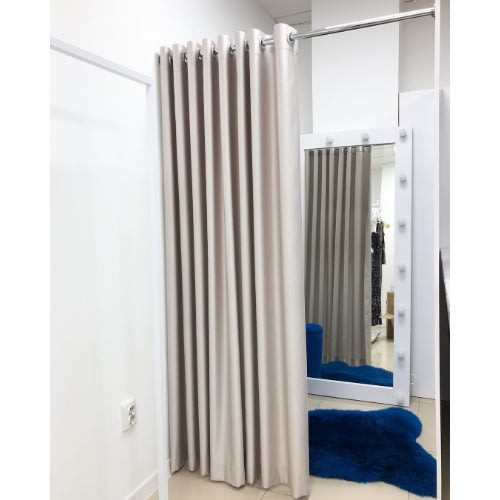 7.5ft By 7.5ft Curtains - Silver