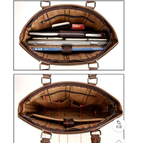 Men's Brown Color Messenger Bag
