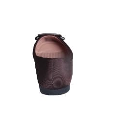 Florence Ballerinasth Front Block Detail - Brown