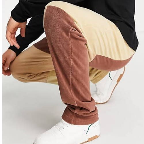 Colourblock Straight Leg Sweatpants