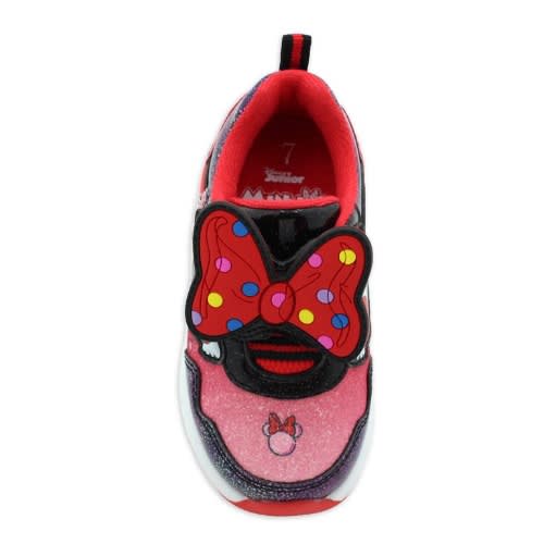 Minnie Mouse Light Up Athletic Sneaker For Toddler Girls