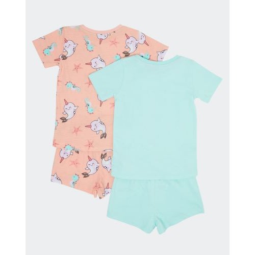 Girls Fairy Pyjamas Set- Pack Of 2