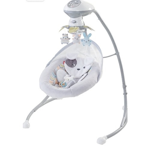 Sweet Snuggapuppy Dual Motion Baby Swing With Music & Motorized Mobile