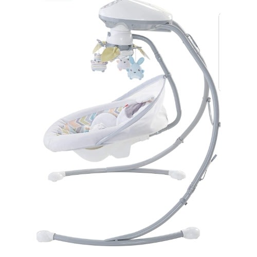 Sweet Snuggapuppy Dual Motion Baby Swing With Music & Motorized Mobile
