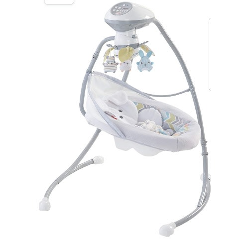 Sweet Snuggapuppy Dual Motion Baby Swing With Music & Motorized Mobile