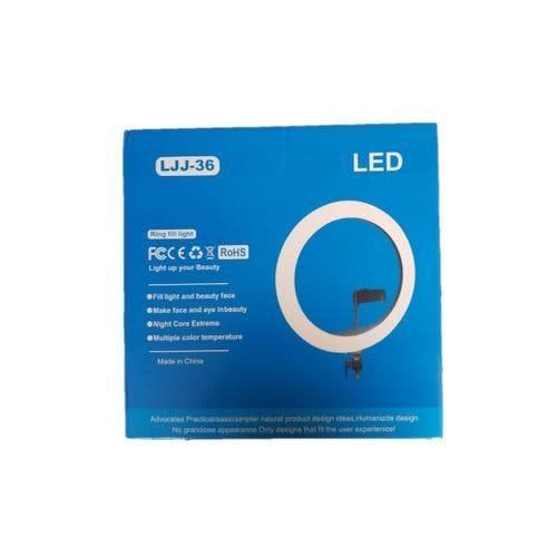 3 Colors Ring Light With Tripod Stand - 14inches