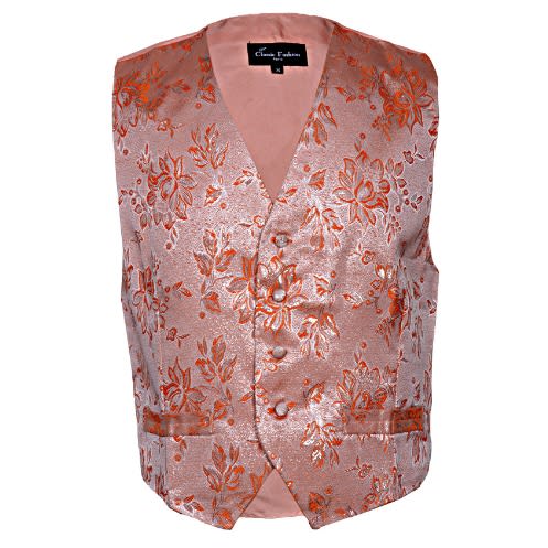 Stunning Crafted Piece with Floral - Orange - MWC-1364