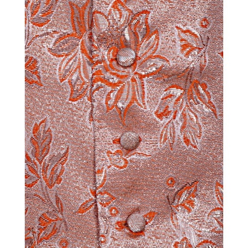 Stunning Crafted Piece with Floral - Orange - MWC-1364