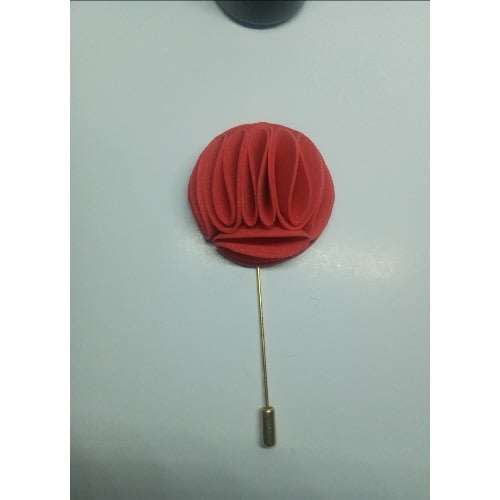 Red Classic Lapel Brooch