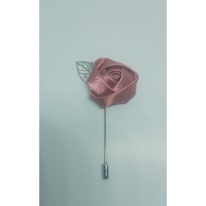 Onion Lapel Brooch With Silver Leaf