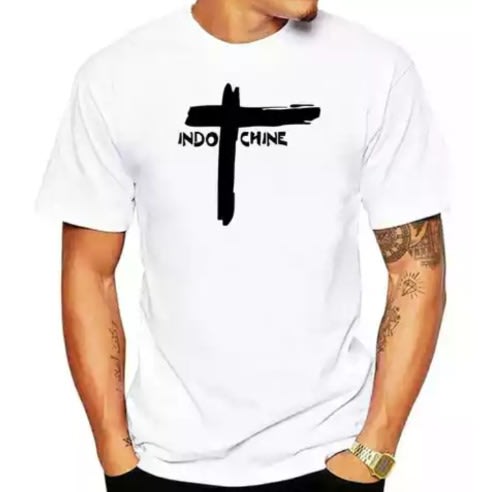 4 In 1 Print T-shirts - Black White Yellow Blue
