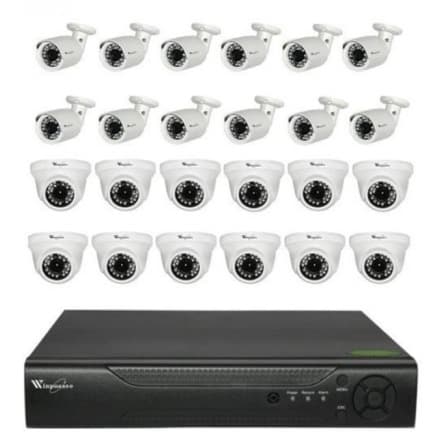 6TB HDD 24 Channels CCTV Camera Complete Security Surveillance Kit