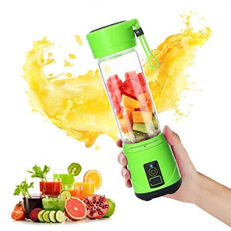 6 Blades Rechargeable Fruit Blender-juicer