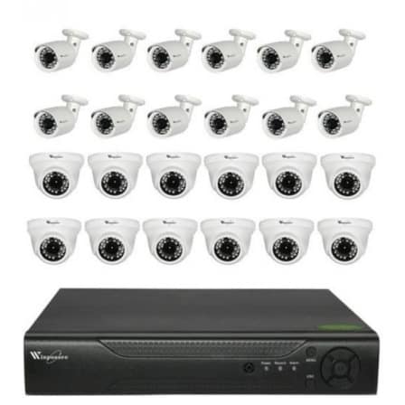 8TB HDD 24 Channels CCTV Camera Complete Security Surveillance Kit