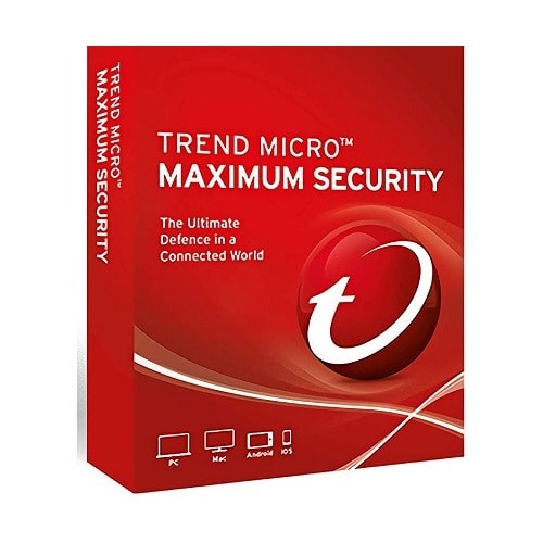 Trend Micro Maximum Security 2021 - 1pc - 1 Year.