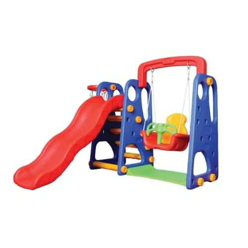 Swing & Slide Set + Basketball Hoop