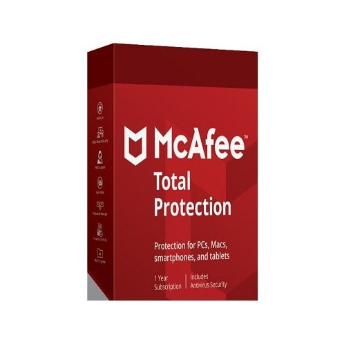 McAfee Total Protection - 3 Pcs - 1 Year