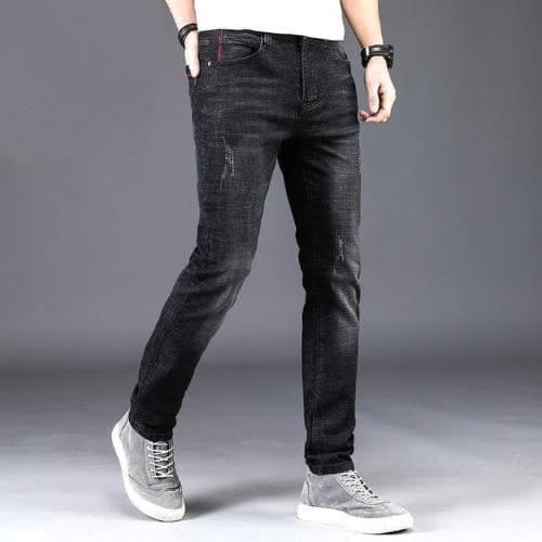 Men's Black Wash Jean - Black