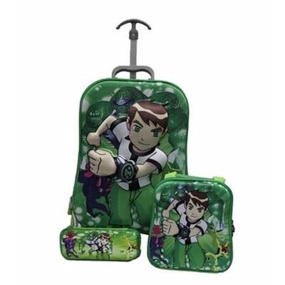 Ben 10 Trolley School Bag Set