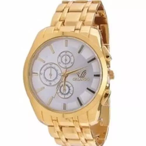 Orlando Bracelet Wristwatch For Men - Gold