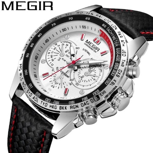 Men  Sports Quartz Watch - Black