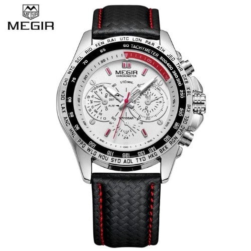 Men  Sports Quartz Watch - Black