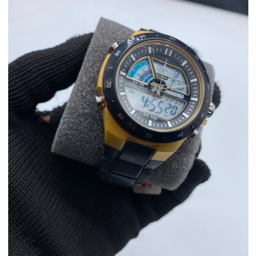 Dual Display Men’s Wrist Watch
