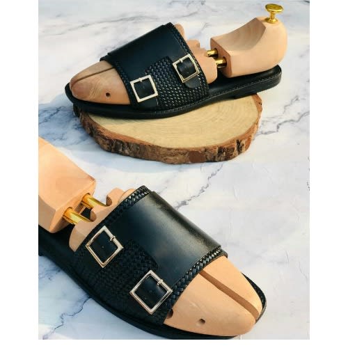 Realwon Male Cover Buckled Slides