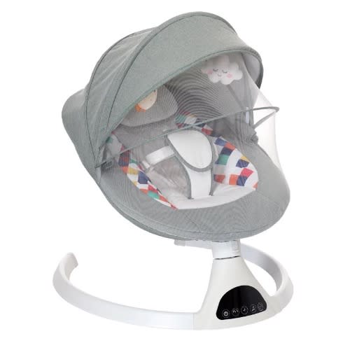 Electric Baby Rocking Chair - Grey - 6V 1A