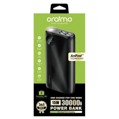 Two Way Ultra Fast Charging Power Bank - 30000mAh - Black