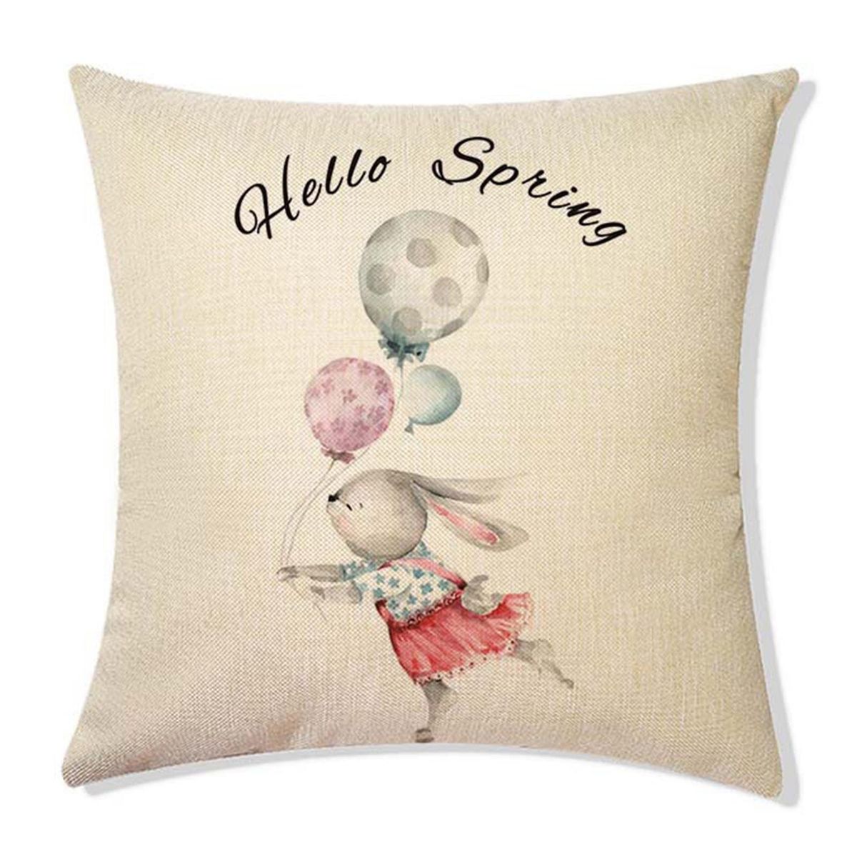 Throw Pillow Case Home Easter Pillow Cushion Cover