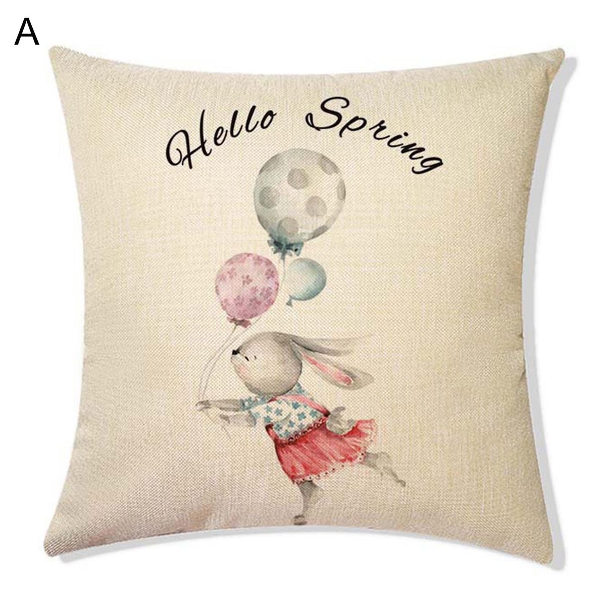 Throw Pillow Case Home Easter Pillow Cushion Cover