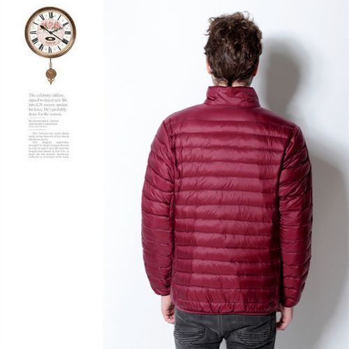 Winter Ultra Lightweight Packable Waterproof Down Jacket Coat Men's Jacket Red