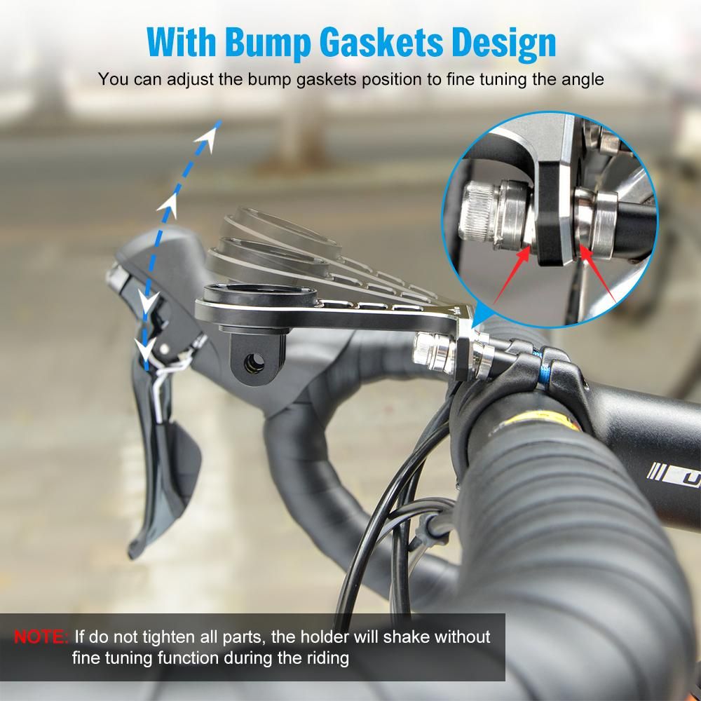 Bicycle Computer Mount Holder Bike Sports Camera Mount Bike Light Mount Multifunctional Bike Mount