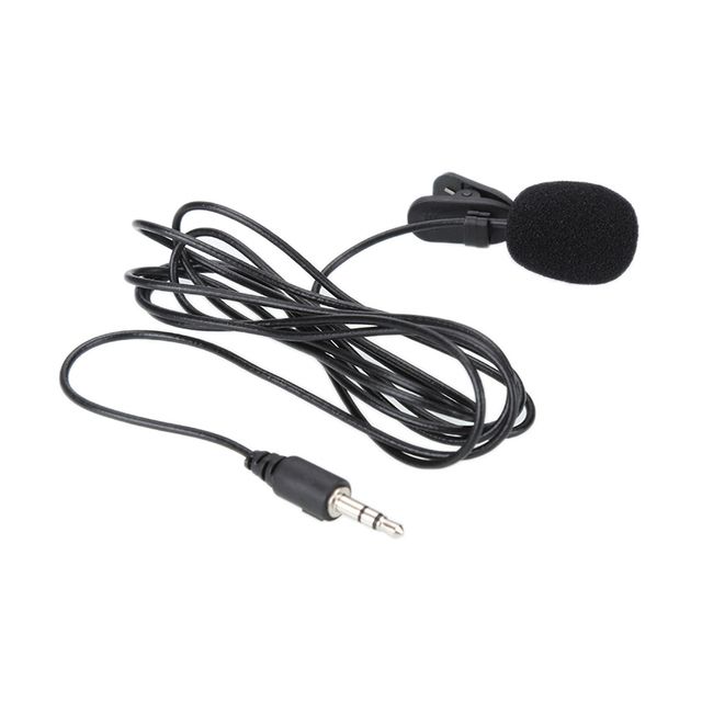 Mini Lapel Lavalier Microphone Pc Android Phone Camera Mic
