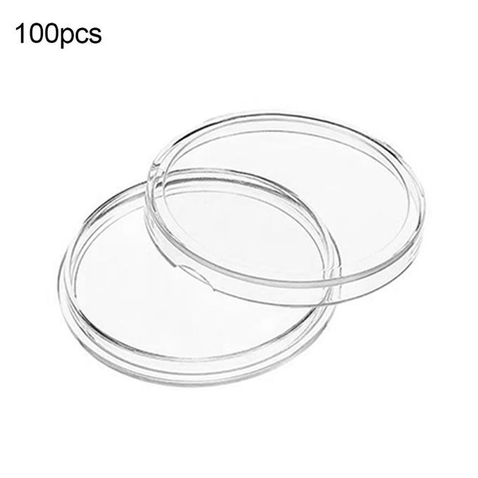 100Pcs Coin Holder Reusable Lightweight Acrylic Mini-Clear