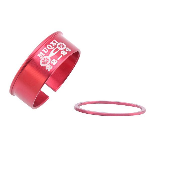 Aluminium Alloy Bike Bottom Bracket Washer Bicycle Axis Adapter Red