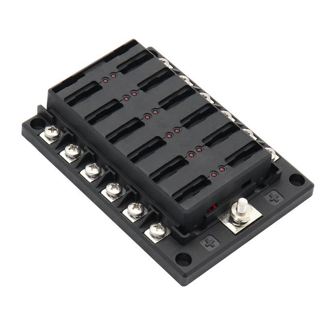 12 Way  Fuse Block Fuse Holder Box New 6 Circuit