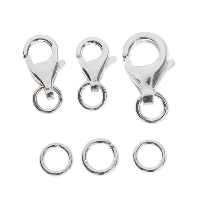 3set Large Bag Lobster Clasp Snap Hook For Key Ring Necklace Bracelet