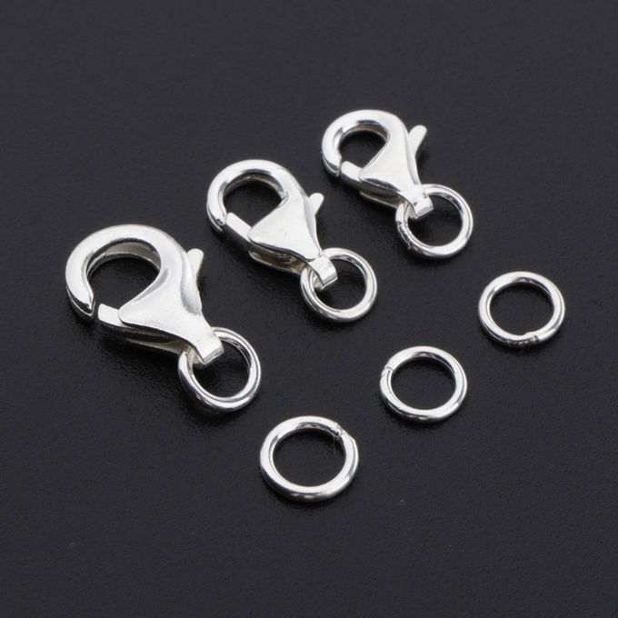 3set Large Bag Lobster Clasp Snap Hook For Key Ring Necklace Bracelet