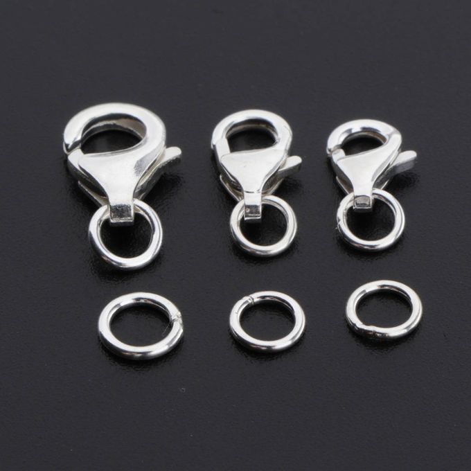 3set Large Bag Lobster Clasp Snap Hook For Key Ring Necklace Bracelet