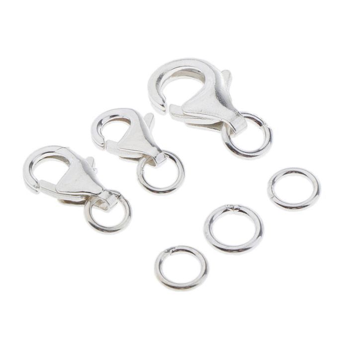 3set Large Bag Lobster Clasp Snap Hook For Key Ring Necklace Bracelet