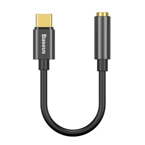 Baseus L54 Type-c Male To 3.5mm Female Adapter With Cable - Black
