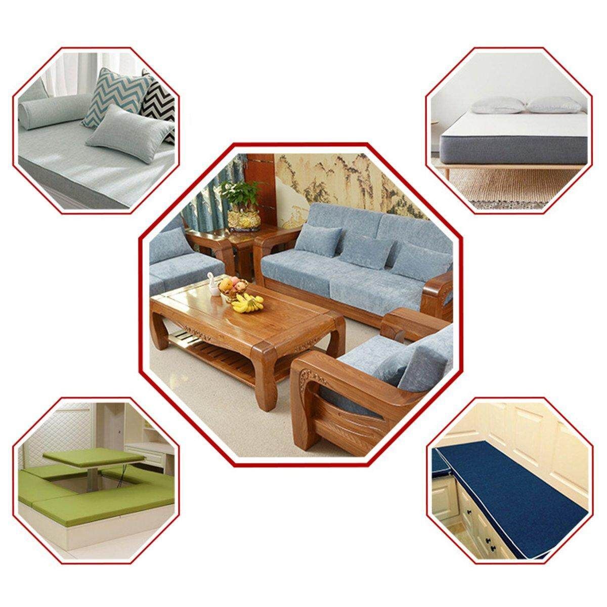 5Pcs 24'' White Square High Density Seat Foam Sheet Upholstery Cushion Replacements # 5cm