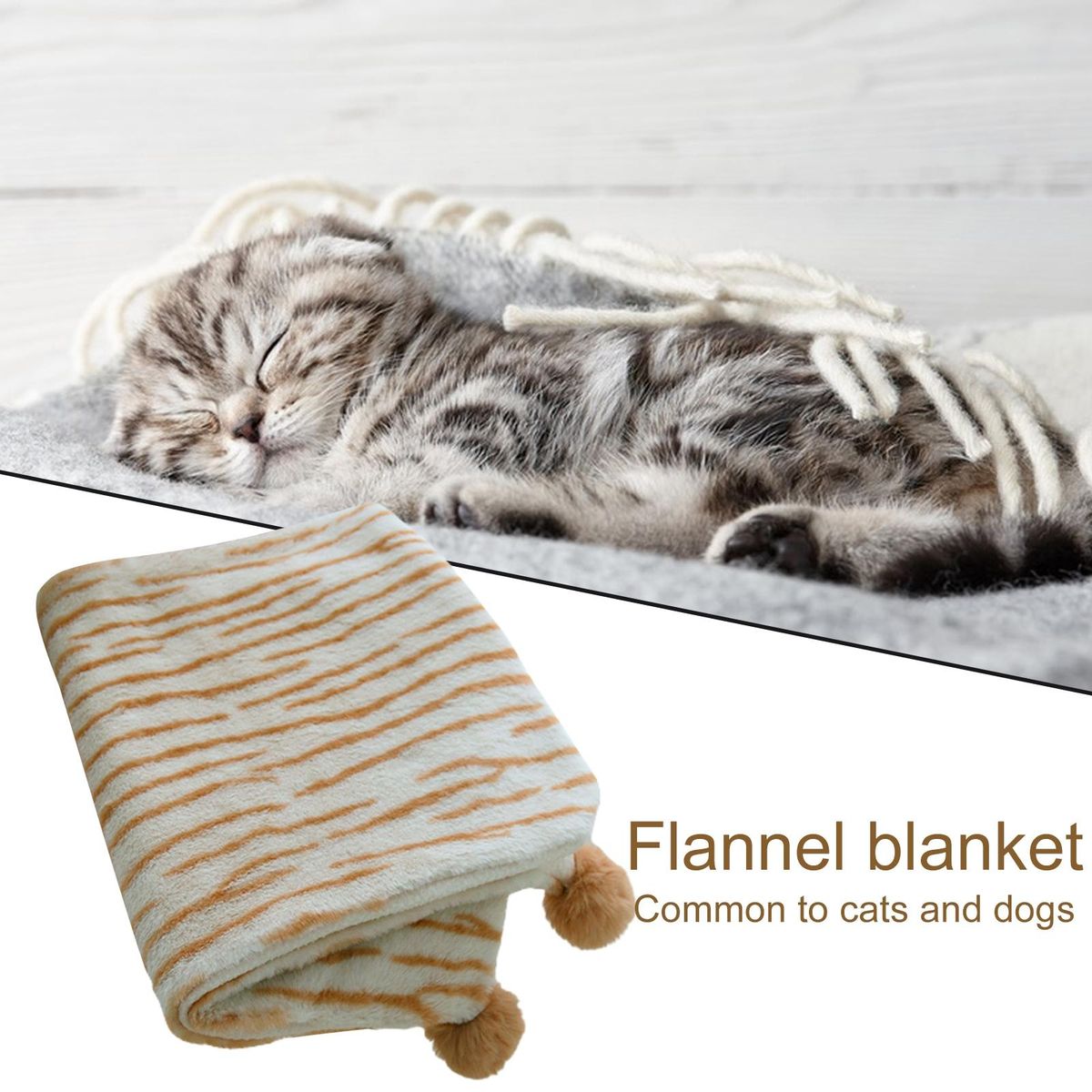 Pet Bed Blanket Dog Cat Puppy Animal Cover Pad Coffee