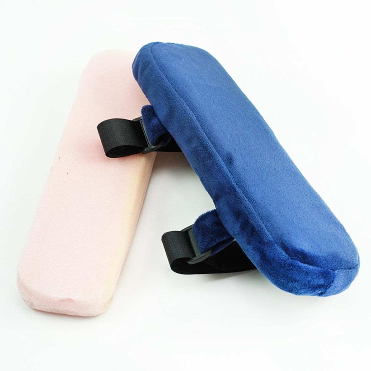 Armrest Pads Soft Removable Cover Arm Rest Pillow Blue